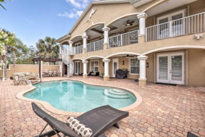 Lavish Palm Coast Home with Game Room and Private Dock